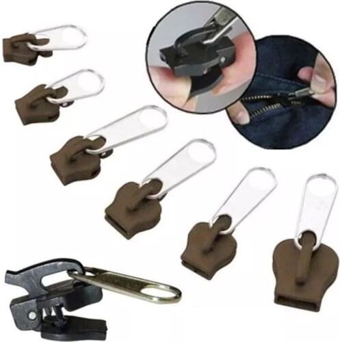 12PCS Universal Instant Fix Zipper Repair Kit Replacement Zip Slider Teeth Rescue New Design Zippers For Sew Instant Zipper