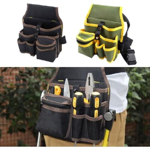 Newest Belt Waist Pocket Case High Capacity Tool Bag Waist Pockets Electrician Tool Bag Oganizer Carrying Pouch Tools Bag WF
