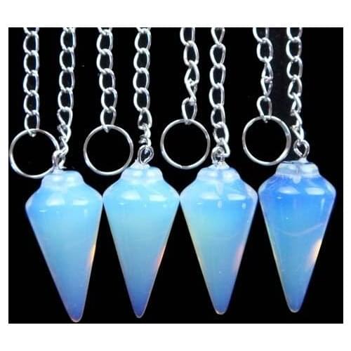 Wholesale (10 pieces/lot) opal opalte Pendulum semi-precious jewelry pendant bead