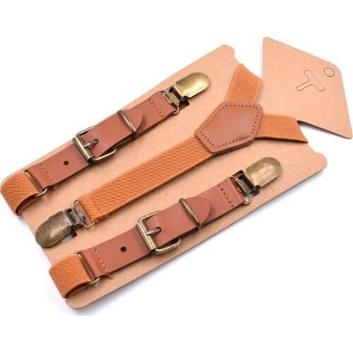 3 Clips 2021 Children Boy Girl Shirt Trousers 2cm Y Back Braces Holder Belt Elastic Metal Head Adjustable Lock Clamp Suspenders