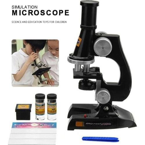 Fully Functional Junior Microscope Science Lab Set Educational Toy 500X Magnifier Microscope Childrens Educational Toys Kit