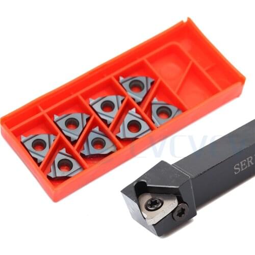 SER 1212H16 SEL 1212H16 External Thread Turning Tool Holder 16ER 8W LDC 16ER 20W LDA 16ER 12W BMA 16ER 24W BMC Carbide Inserts