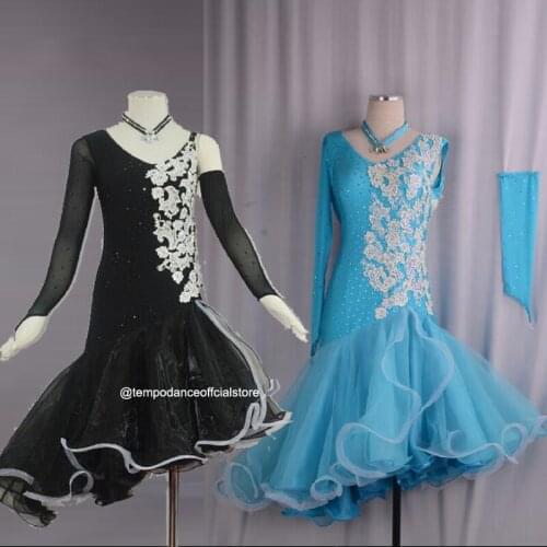 Sex Women Lady Latin Dance Dress Tassel Colors Vestidos Infantis Cha Cha Dance Dress Samba Costume Dance Clothing Competition