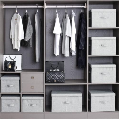 Folding Clothing Storage Boxes Toys Underwear Socks Sorting Organizer Cosmetics Sundries Bins Household Basket Accessories Item