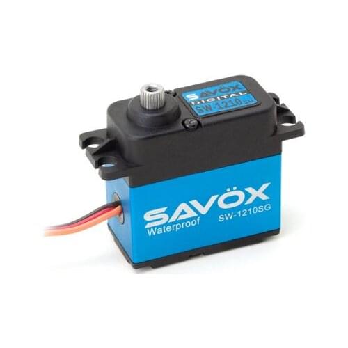 Savox SW-1210SG Waterproof Coreless Steel Gear 7.4v 0.13s 23kg Digital Servo 1/10 1/8 Buggy Monster truck Crawler Scale Truggy