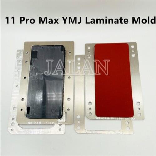 YMJ Laminate Mold for IP 11 Pro Max laminating mould with rubber plastic mold 11promax glass OCA LCD touch screen repair