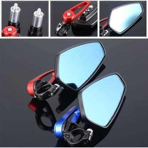 Motorcycle Mirror Bar End Handlebar End Side Rearview Mirrors For YAMAHA Majesty 125 Jog Rr Mt 09 Tracer R6 2005 Ttr 250 Wr250F