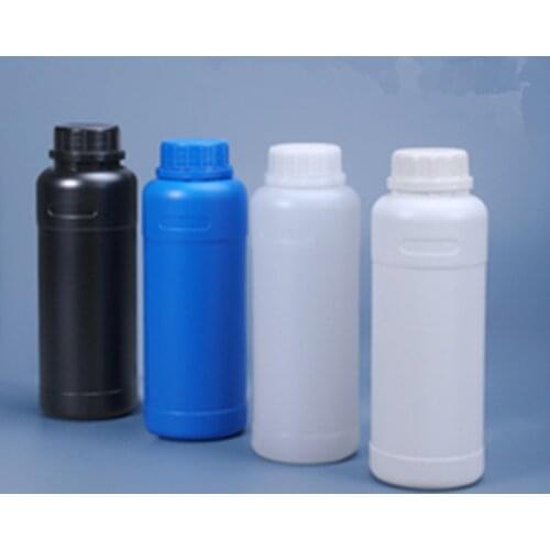 High Quality 1000ml Round Plastic Bottle With aluminum foil gasket for for Hydrosol liquid HDPE material Refillable bottle