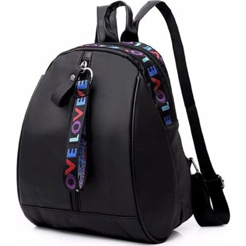 2020 Women Mini Backpack Oxford Colorful Letter Shoulder Bag For Teenage Girls Multi-Function Small Bagpack Female Phone Pouch