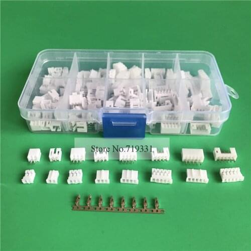 360pcs PH 2.0mm 2p 3p 4 pin 5p 2.0mm Pitch Terminal+ Housing+ Pin Header Connector Wire Connectors Adaptor PH 2P Kits