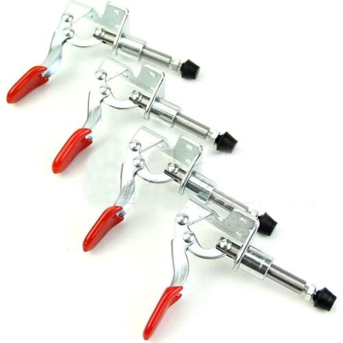 4pcs 5/8" Holding Toggle Clamp Capacity Quick Release Handle Vertical 45Kg For Woodworking Wood Clamp Straight Clamp