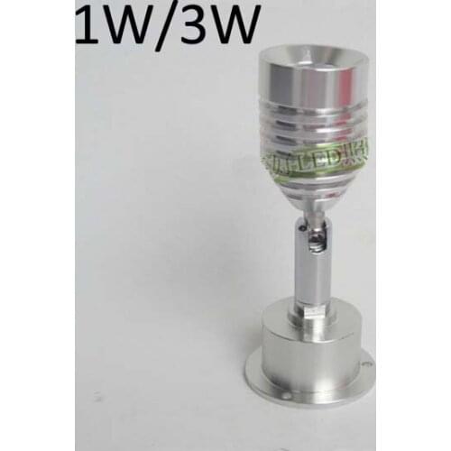 AC85-265V Epistar 1W/3W Led Spotlight Mini Size Used In Showcase Display Cabinet
