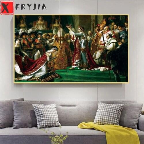 Diamond Painting Napoleon Wreath Paris-Notre Dame Cathedral 5d Diamond Embroidery Full Diamond Mosaic Cross Stitch Decoration