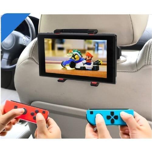 Car Back Seat Headrest Mount Holder For Nintendo Switch Adjustable Holder for Nintendo Switch Console iPad SmartPhone and Tablet