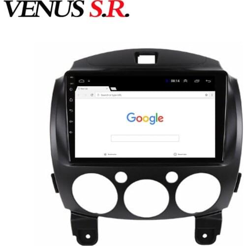 VenusSR Android 8.1 Car DVD Player GPS Navigation Multimedia For Mazda 2 Radio 2007-2012 car stereo wifi