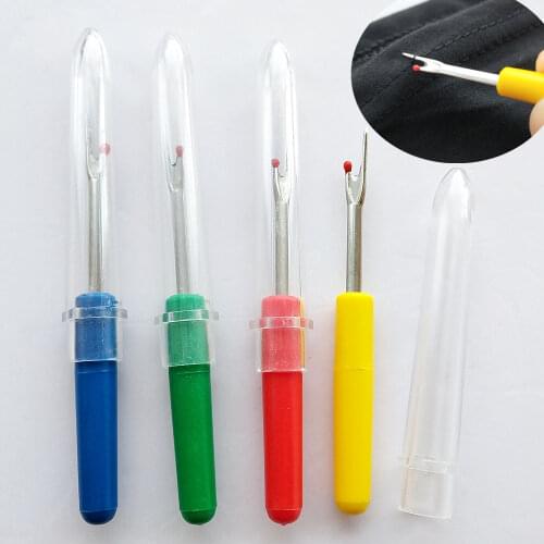 Safe Plastic Handle Pointed Stitch Remove Sewing Tools Thread Cutter DIY Craft Seam Ripper Cross Stitches Accessories