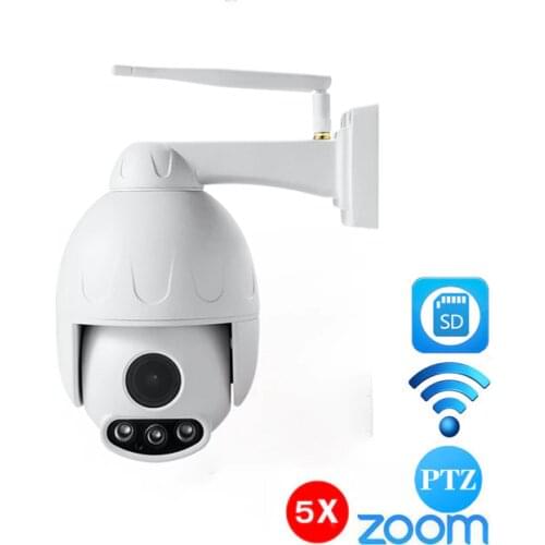 Onvif HD H.264 1080P 50m IR Night vision Mini CCTV Security Wifi IP PTZ Camera Speed Dome 5X Zoom Network Ptz IP Camera