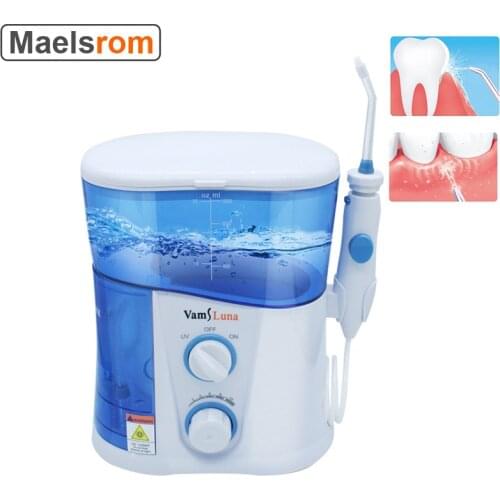 1000ml FC188 Oral Irrigator Dental Water Flosser with UV Sterilization Disinfection Tooth Cleaner Whitening 7 Jet Tips Nozzles