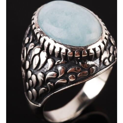 UM US JEWELRY Moonstone Gemstone 925 Sterling Silver Women 'S Ring