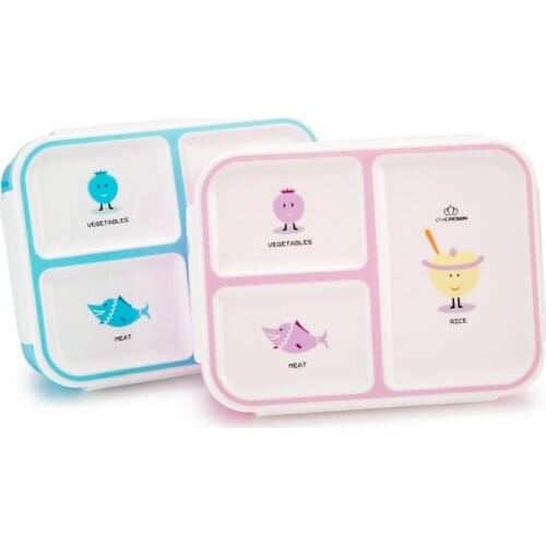 Lunch Box for Kids Cute Cartoon Healthy Eco-friendly Bento Box Portable Food Storage Containers Picnic Food Container