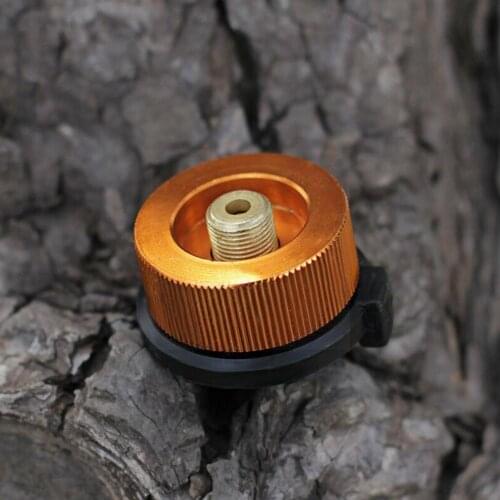 Outdoor Furnace Split Burning Head Gas Stove Camping Propane Adapter Burner Refill Stove R1O7