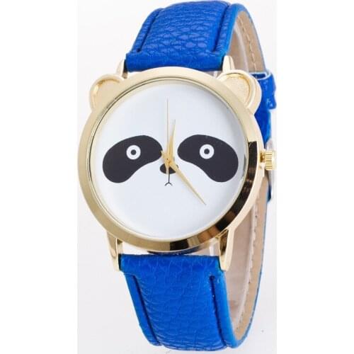 2021 New Fashion Casual Panda Animal Watch Korean Couple Quartz Watch Students Send Gifts To Each Other Parejas Regalos