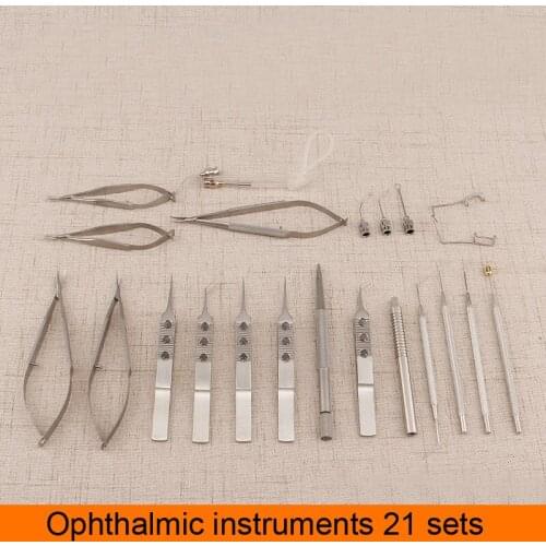 New Titanium Alloy Eye Ophthalmic Cataract & Intraocular Set Surgical Instrument Eye Micro Surgery Tools