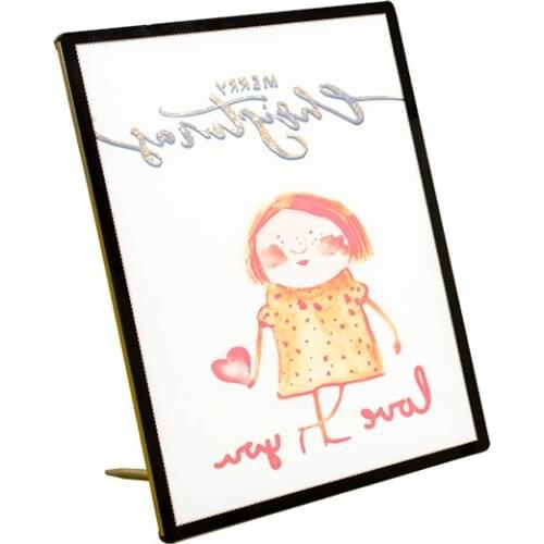 A3 food menu stands menu display led backlight stand light box