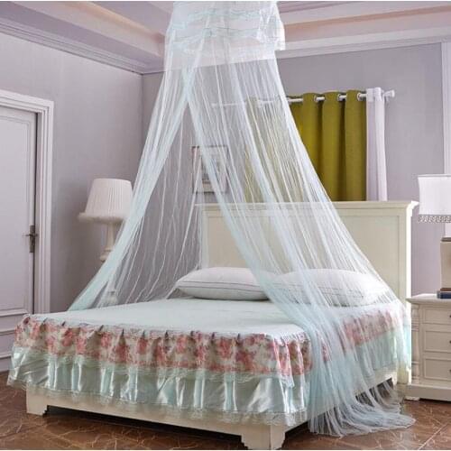 Ceiling Dome Moustiquaire Princess Circular Mosquito Net Bed Canopy with Free Sticky Hook
