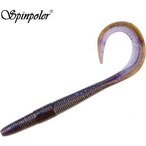 Spinpoler Swimming Senko Worms Summer Bass Fishing Lure 13.5cm/8'' 16.5cm/10'' Wacky Rig Worms Soft Plastic Finesse Worm