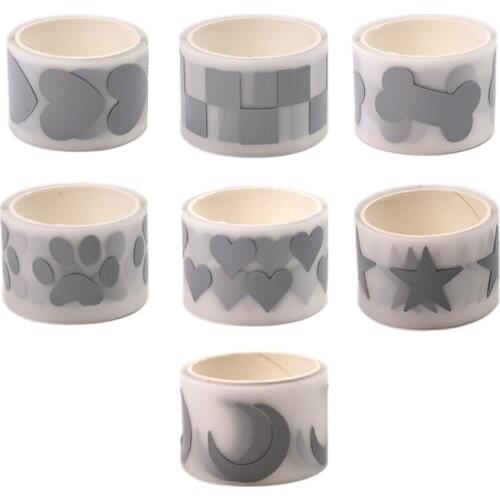 High Visibility Reflective Stickers Little Heat Transfer Vinyl Film Reflective Tape Aesthetic DIY Sticker for Bag Shoes