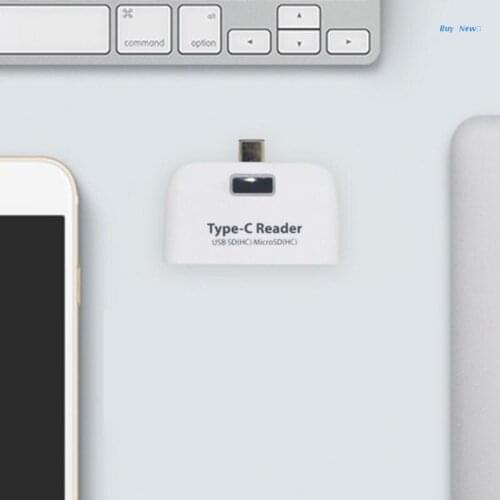 20CE USB 4 in 1 Type C Hub with SD and Card Reader 4 Multiport Adapter Compatible with Laptop/Smart Phones/Tablet