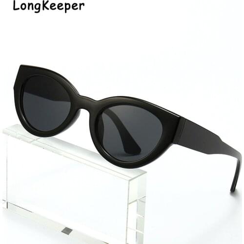 Vintage Small Cat Eye Sunglasses Women Luxury Brand Designer Cateye Sun Glasses Ladies Shades Goggles Men Eyewear Green Black