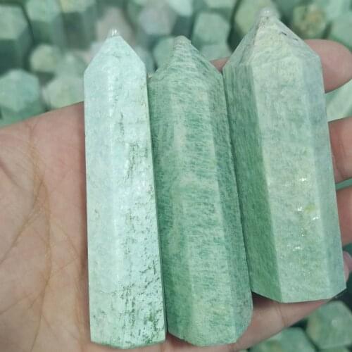 4-8cm 1pc Natural Quartz Tianhe Stone Crystals Points Lucky Stone Wands Spiritual Chakras Healing