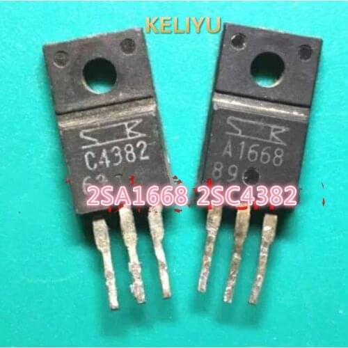 20PCS Original disassembly machine 【10PCS A1668+10PCS C4382】 2SA1668 2SC4382