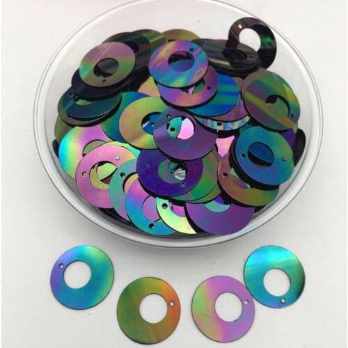 20g Black-Mix Series Loose Sequin Paillette Crafts Sewing,Women/Kids Garment DIY Accessories