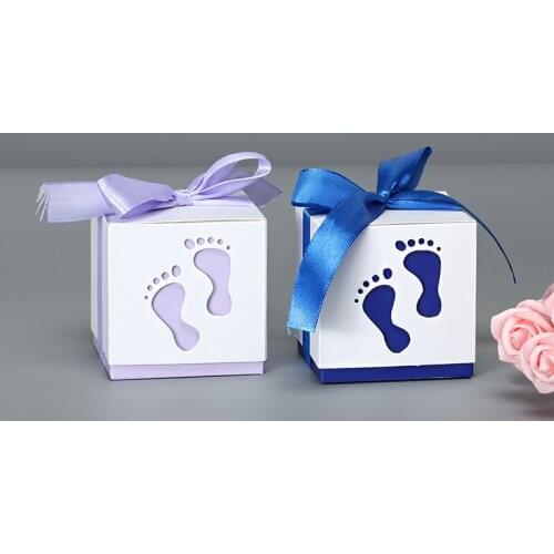 5Pcs Baby Shower Gift Box Kids Favor Boxes Party Supplies Wedding Invitations Birthday Decorations Candy Box For Boy and Girl