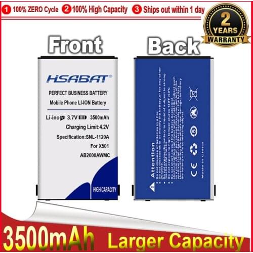 HSABAT AB2000AWMC 3400mAh for PHILIPS Xenium X501 X513 X523 X130 X623 X3560 X2300 X333 Battery