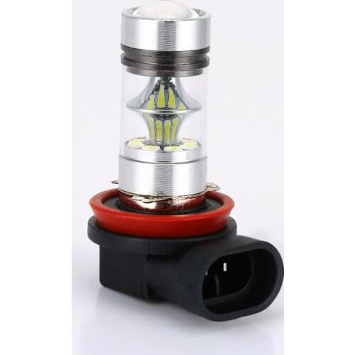Car LED Driving Bulb H8 H11 100W 20SMD 2828 White Fog Light Automobile Headlight DRL Light