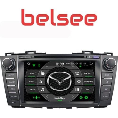 Belsee Android 9.0 8 Core Ram 4G 64GB DSP GPS Navigation Car DVD Player Multimedia for Mazda 5 Premacy 2009 2010 2011 2012 2013