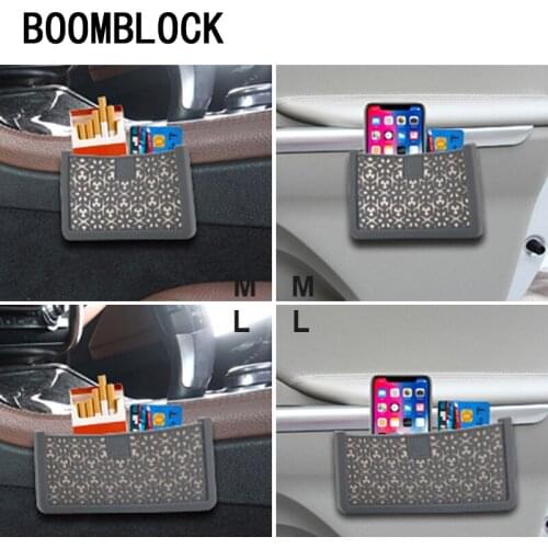 BOOMBLOCK Car Styling Phone Holder Bag Sitkcer Silica gel For Inifiniti Kia Rio 3 K2 Sportage Ceed Ford Fiesta Mondeo Suzuki