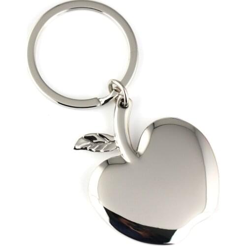 Apple keychain for women creative key chain key holder high quality portachiavi chaveiro llaveros bag charm