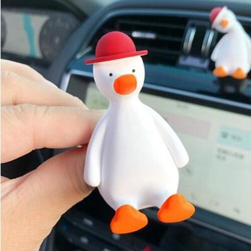Styling Air Aromatherapy Clip Cute Duck Perfume Diffuser Air Vent Lovely Car Accessories Souvenir Present for Adults
