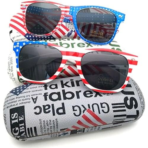 Classic American National Flag Sunglasses Men Women Fashion Party Prom Eyewears Woman Independence Day Decorations Sun Glasses