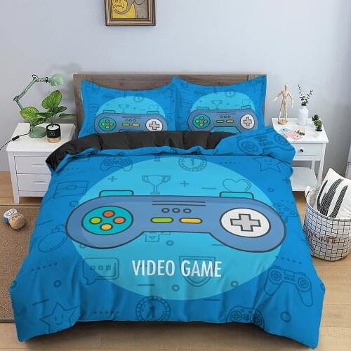 Gamepad 3D Printing Bedding Set Twin Full Queen King Size Duvet Cover Set Home Textile For Boys And Girls 2-3pcs