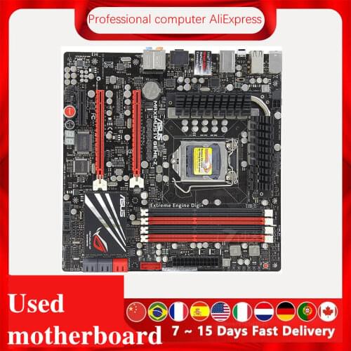 For ASUS Maximus IV GENE-Z Computer Motherboard LGA 1155 DDR3 For Intel Z68 P8Z68 Desktop Mainboard SATA II PCI-E X16 Used