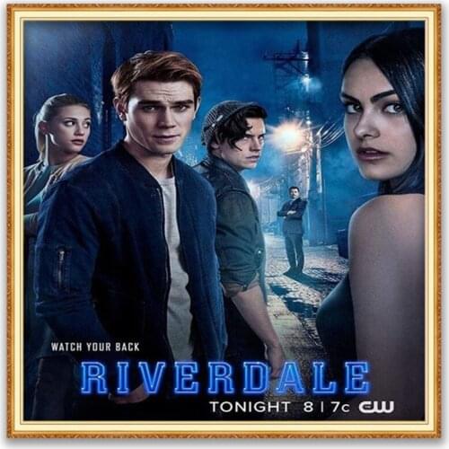 Riverdale DIY 11CT Embroidery Cross Stitch Kits Needlework Craft Set Cotton Thread Printed Canvas Home Decoration Room Hot Sell