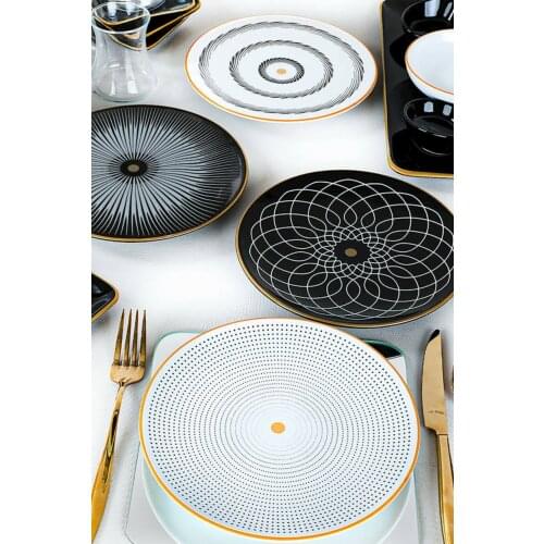 Nova Breakfast Set 21 Pieces for 4 Persons тарелки для еды Посуда dinner plates pratos de jantar plate sets тарелки الشاي الص