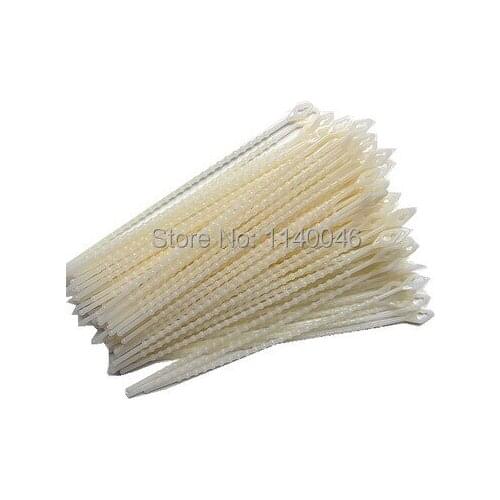 2.5*200mm or 2.5*240mm bead tie nylon cable ties White Color Plastic Nylon Beaded push mount ties