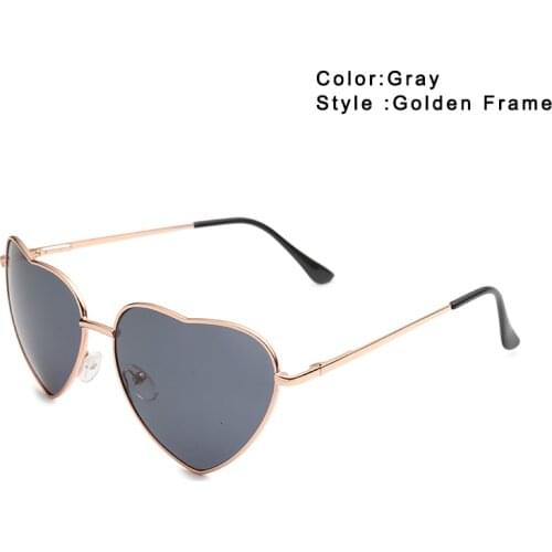 Lovely Heart Shape Sunglasses Thin Metal Frame For Women Girls Beach Vintage Очки Декоративные Lunette De Soleil Femme Очки 2021